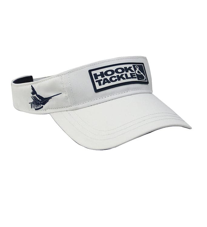 Navy Blue Open Top Fishing Visor with Moisture Transport Fabric
