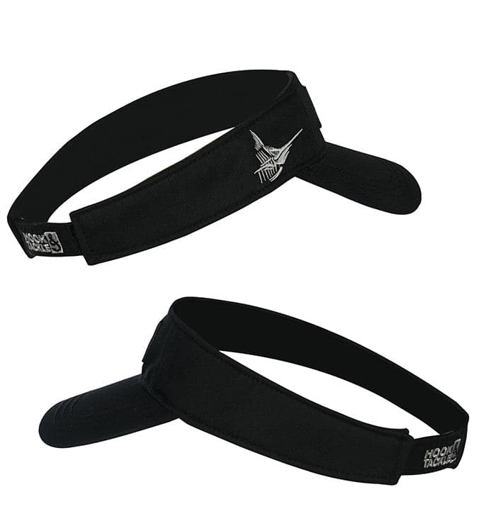 Navy Blue Open Top Fishing Visor with Moisture Transport Fabric