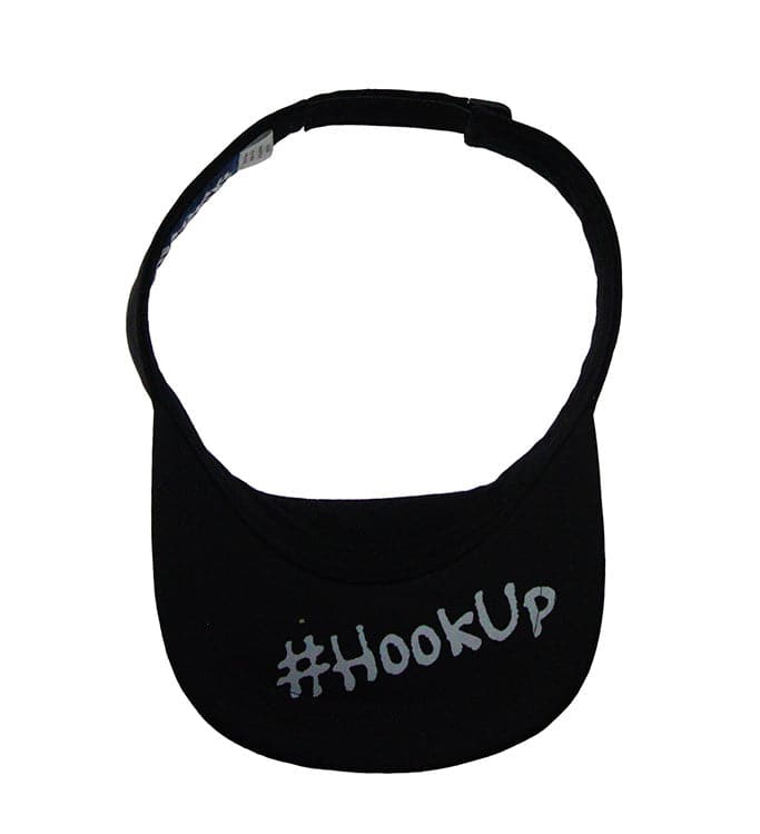 Navy Blue Open Top Fishing Visor with Moisture Transport Fabric