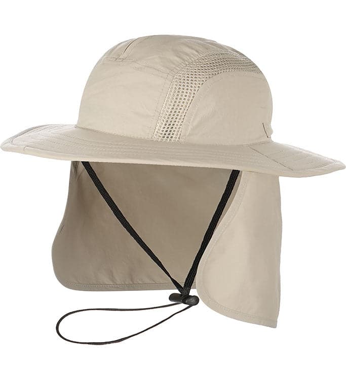 Mangrove Air/X UV Fishing Sun Hat with Neck Flap Beige