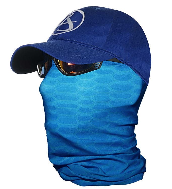 Scales Fishing Face and Neck Gaiter with UV Sun Protection - Image 3