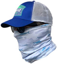 Blue Marlin Camo Fishing Neck Gaiter with UV Sun Protection - Image 2