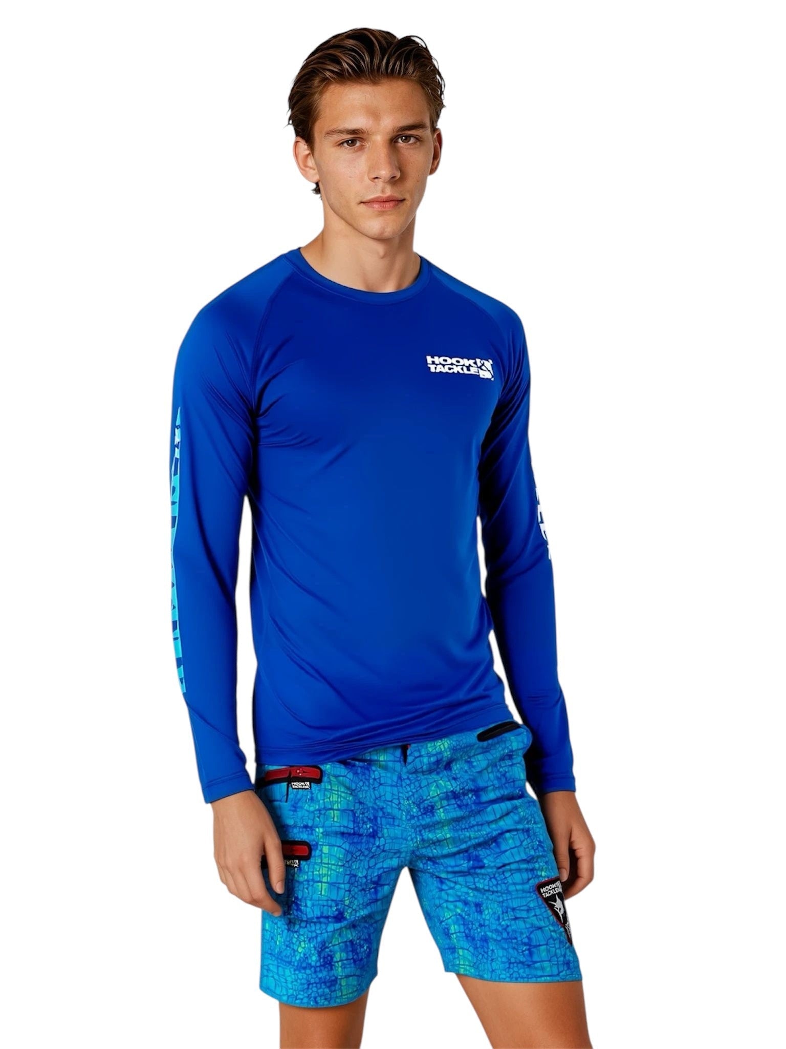 Men's Chaos Stretch Fishing Boardshorts Blue - Image 2