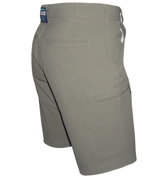 Men's Ripstop Driftwood 4-Way Stretch Fishing Cargo Shorts