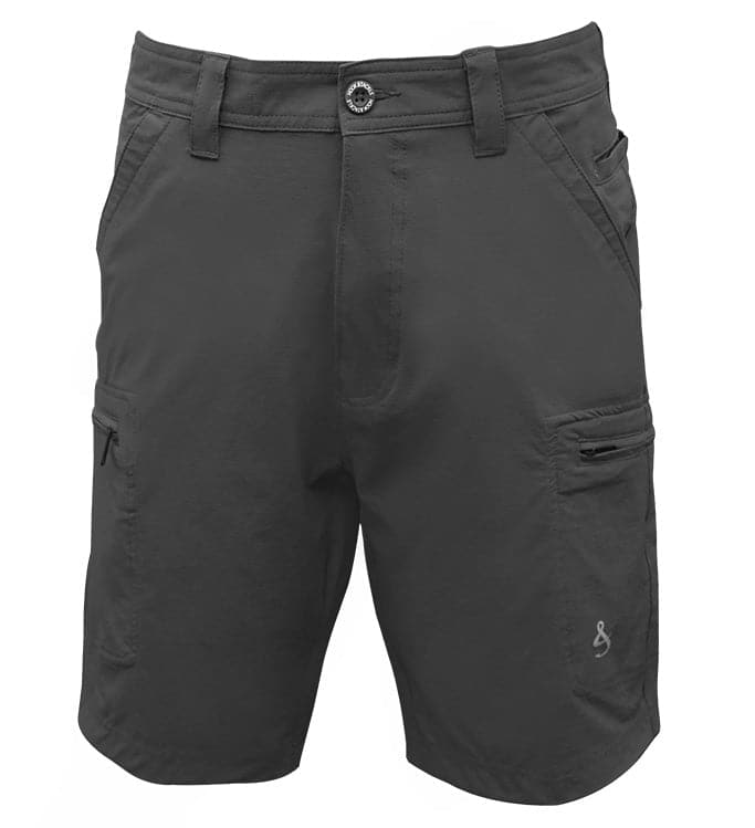 Men's Ripstop Driftwood 4-Way Stretch Fishing Cargo Shorts