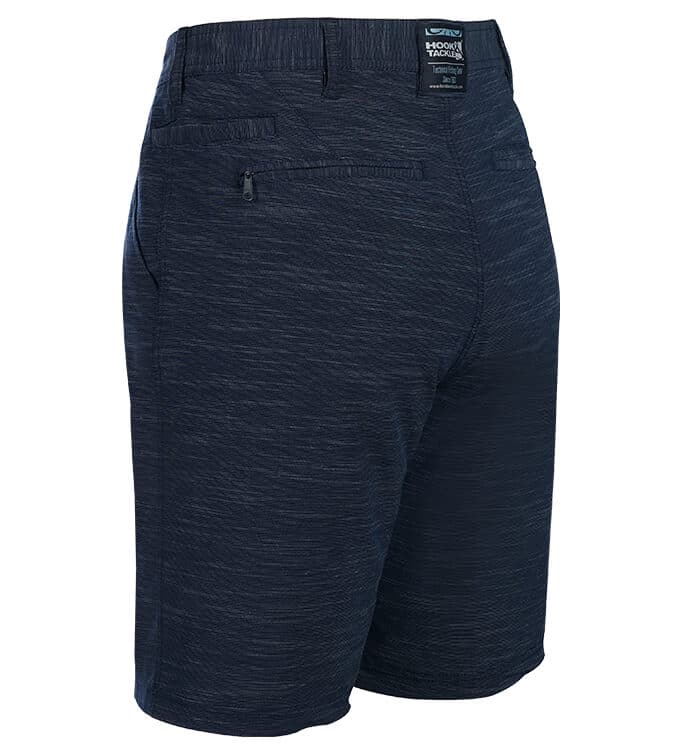 Mens Oceanic Hybrid 4-Way Stretch Fishing Shorts Navy Blue - Image 2