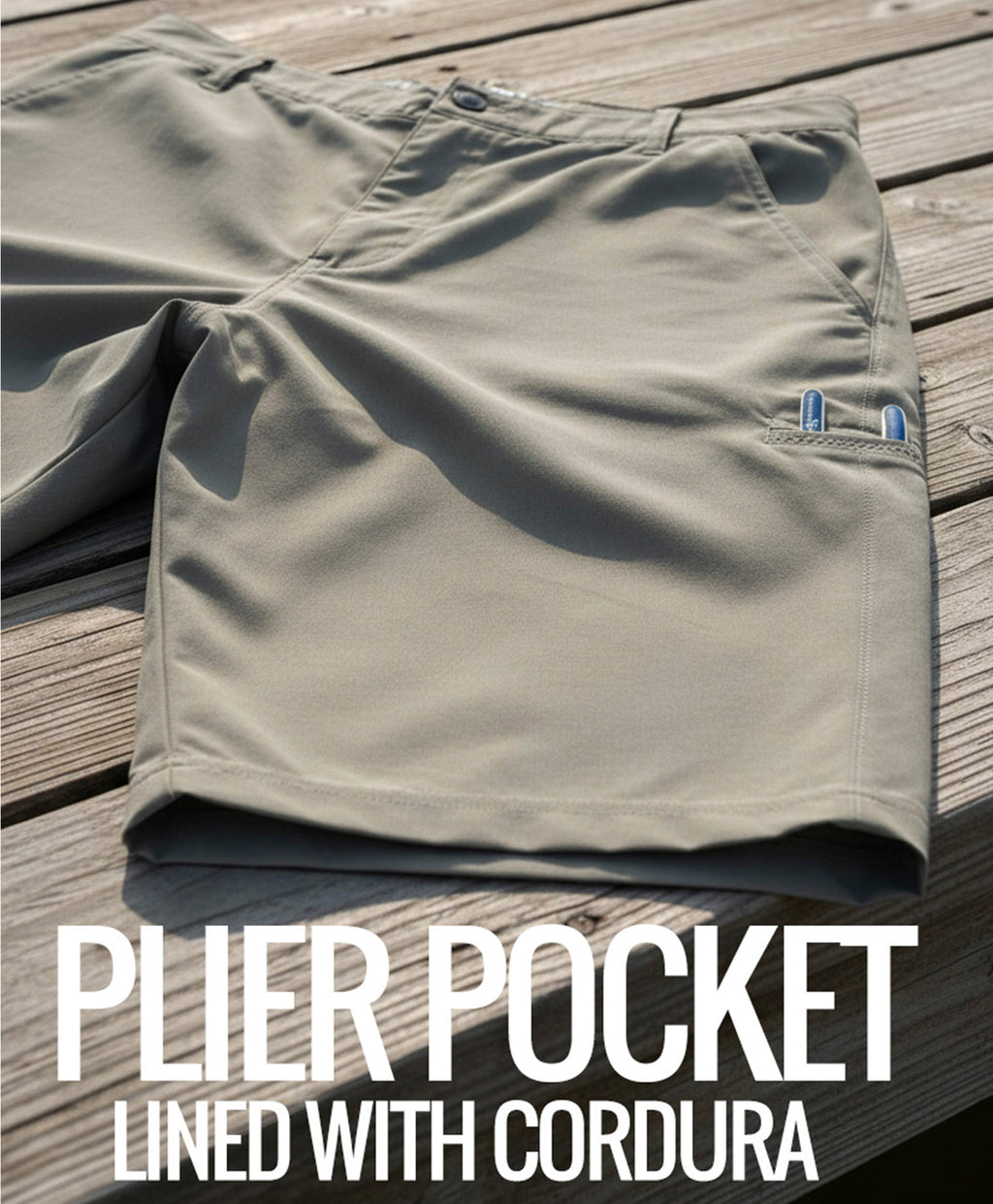 Men's Hi-Tide Hybrid 360 Stretch Fishing Shorts - Image 6