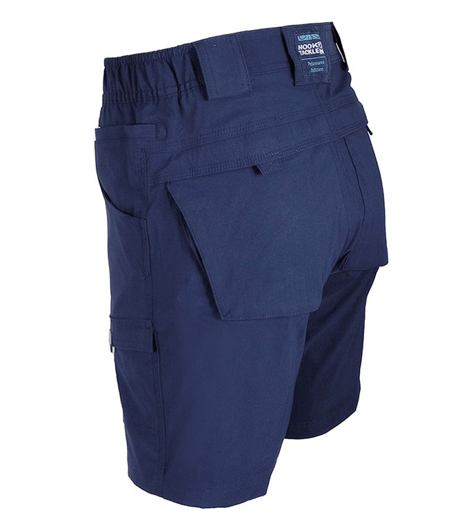Men's Barrier Reef Stretch Performance Fishing Shorts Khaki - Image 8
