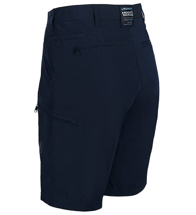 Men's Driftwood Stretch Cargo Fishing Shorts in Charcoal
