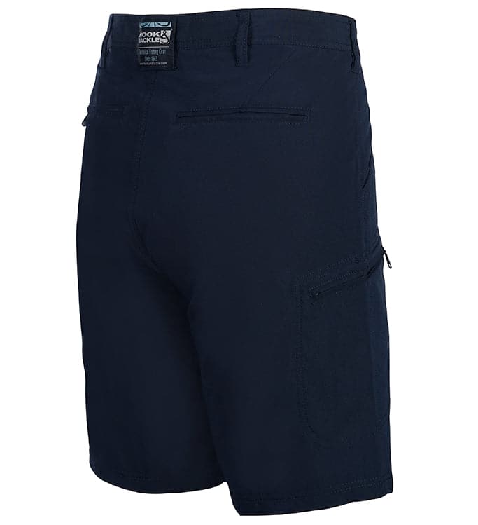 Men's Driftwood Stretch Cargo Fishing Shorts in Charcoal
