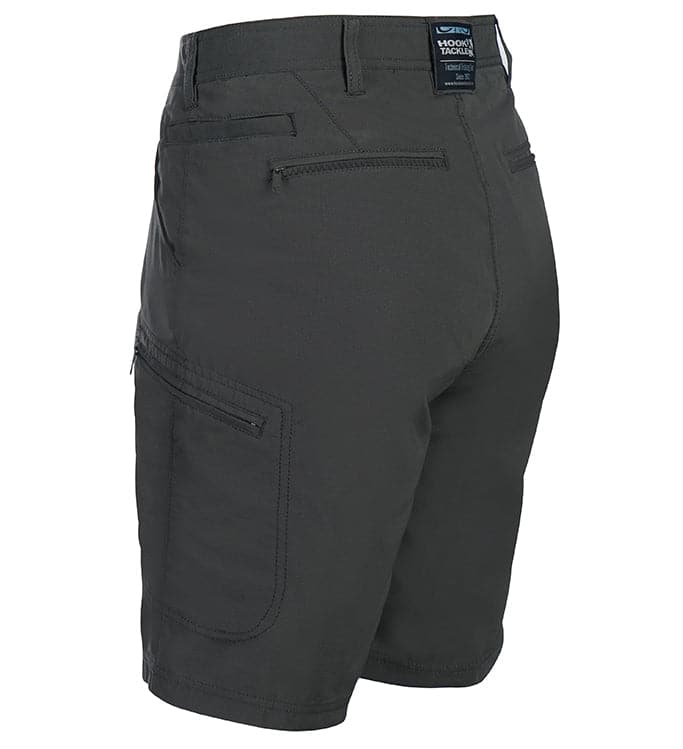 Men's Driftwood Stretch Cargo Fishing Shorts in Charcoal