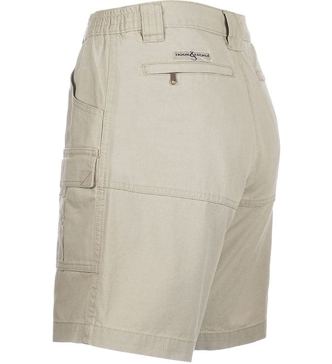 Beer Can Island Men's Cargo Fishing Shorts in Olive - Image 8