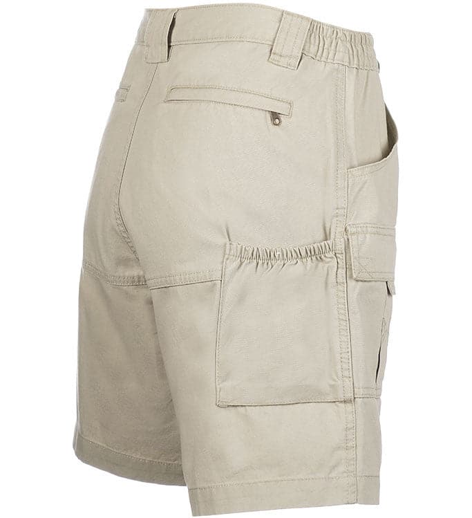 Beer Can Island Men's Cargo Fishing Shorts in Olive - Image 7