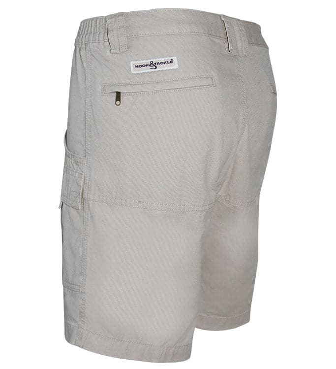 Beer Can Island Men's Cargo Fishing Shorts in Olive - Image 11