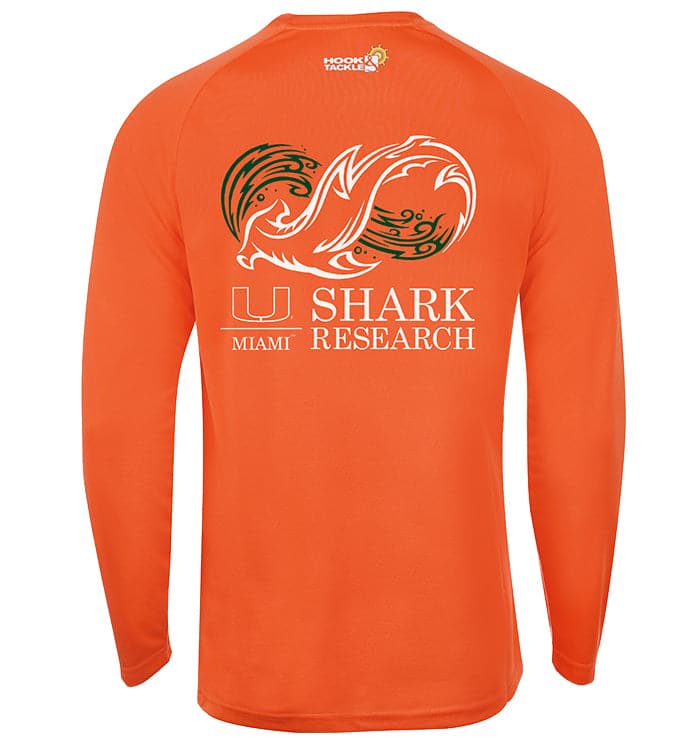 University of Miami Shark Research Long Sleeve Performance Shirt - Image 5