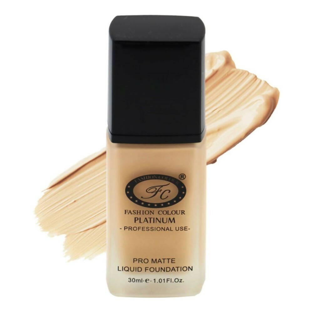 Pro Matte Liquid Foundation in Ivory shade for fair skin