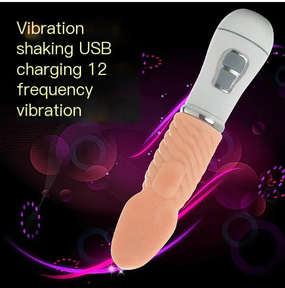 Leten Heating Real Skin Dildos for Women