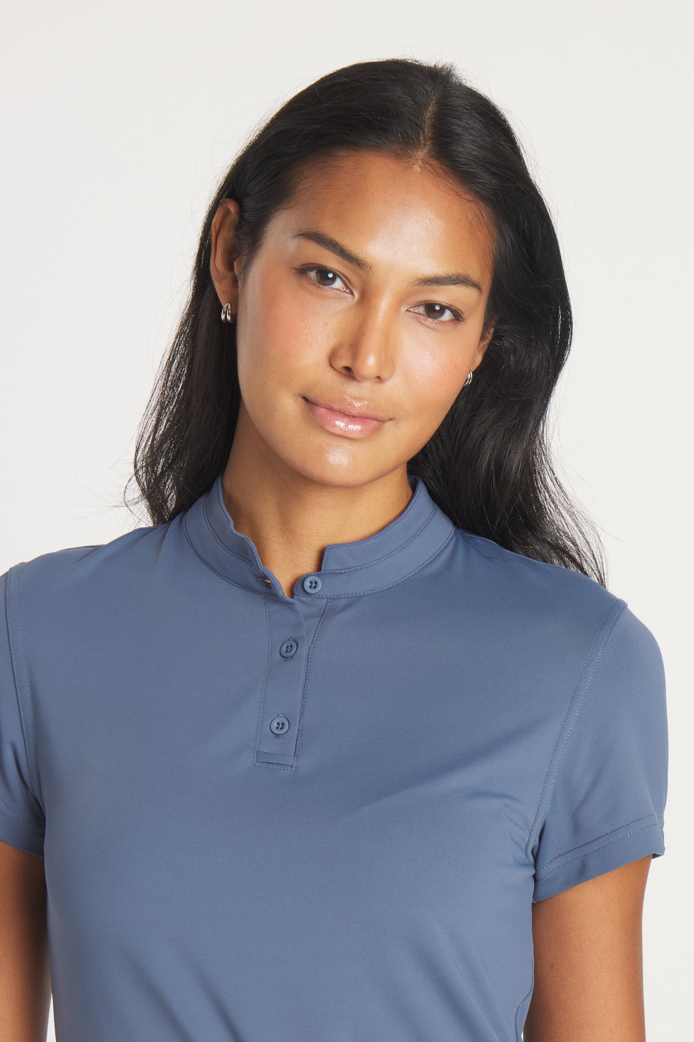 Women's Catalyst Polo Shirt in Raindrop with Collar - Image 5