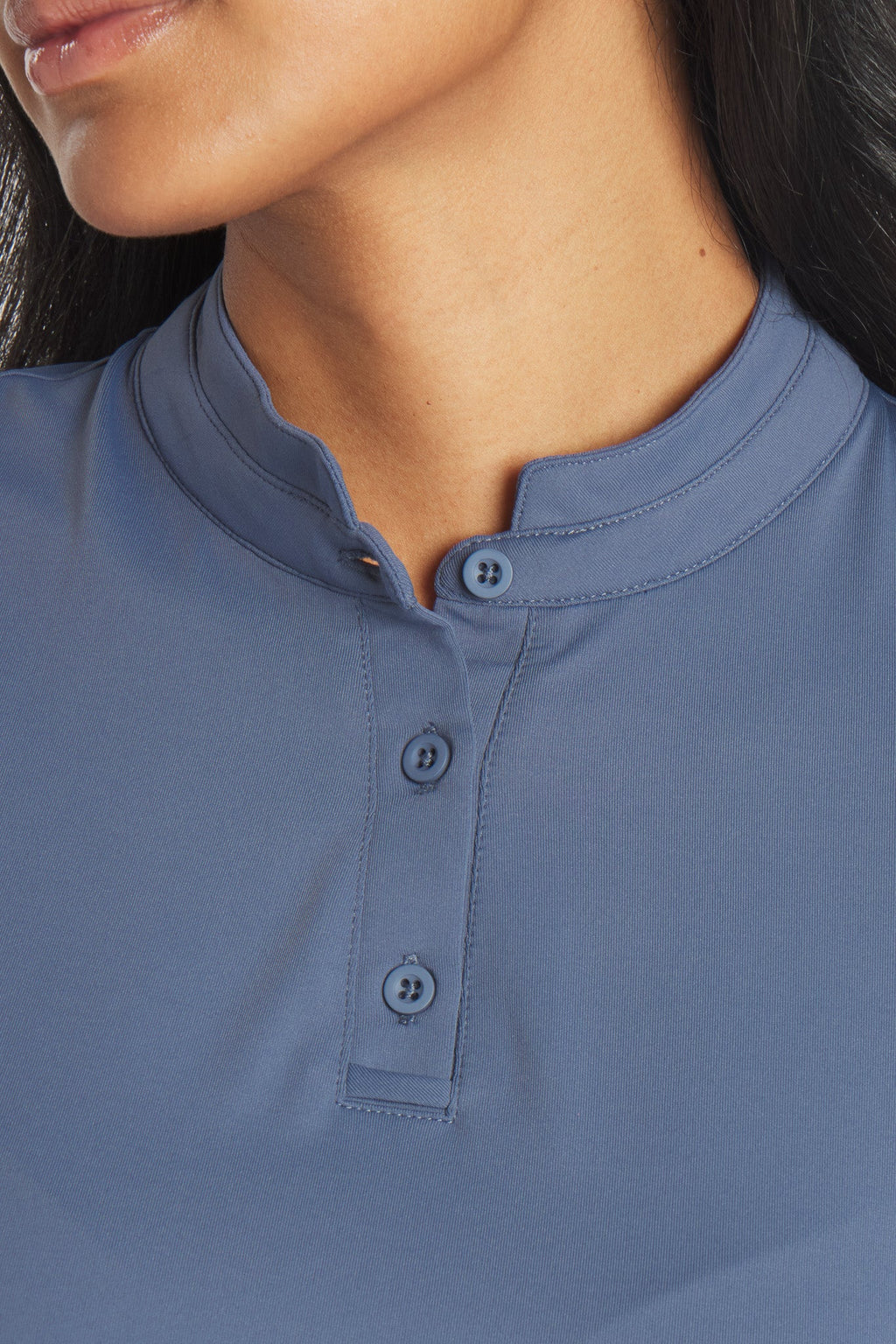Women's Catalyst Polo Shirt in Raindrop with Collar - Image 3