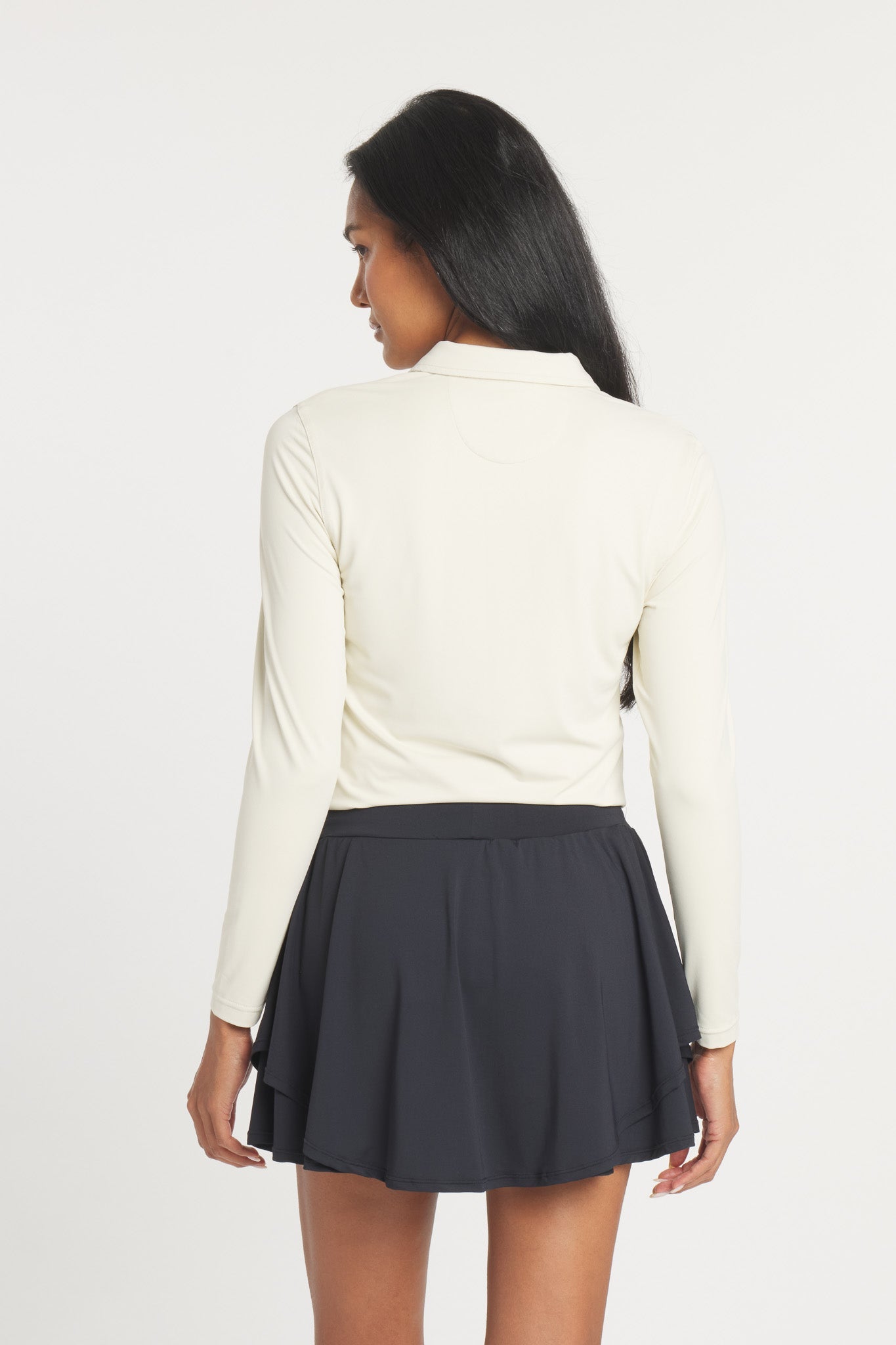 Women's Catalyst Long Sleeve Polo Shirt in Birch Point Collar - Image 2