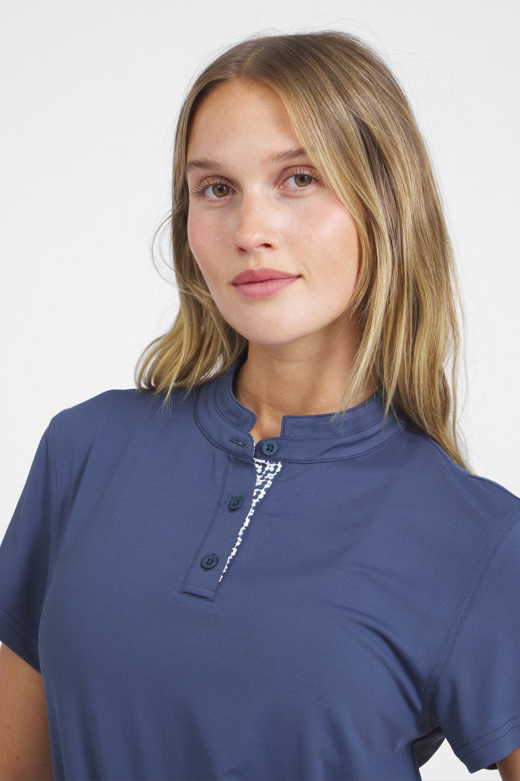 Women's Catalyst Polo Shirt Collar Bloom Contrast