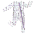 Marlee White Bamboo Ruffle Convertible Footie (Pre-Order)