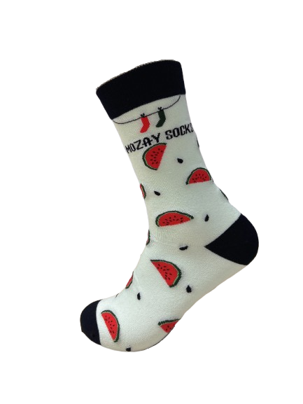 Watermelon Socks - Colorful Unisex Cotton Blend