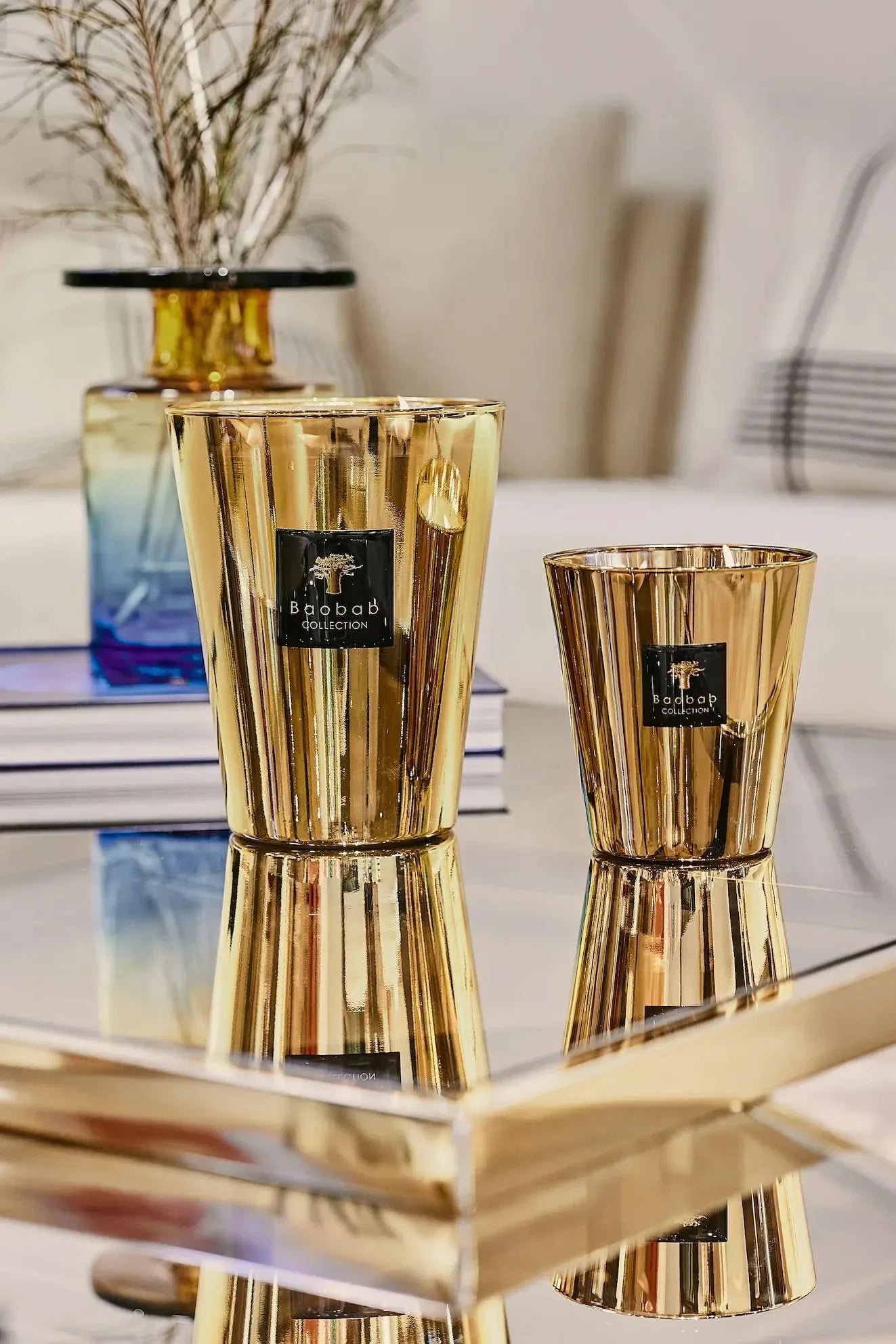 Aurum Max 10 Scented Candle - Gold Luxury Home Fragrance