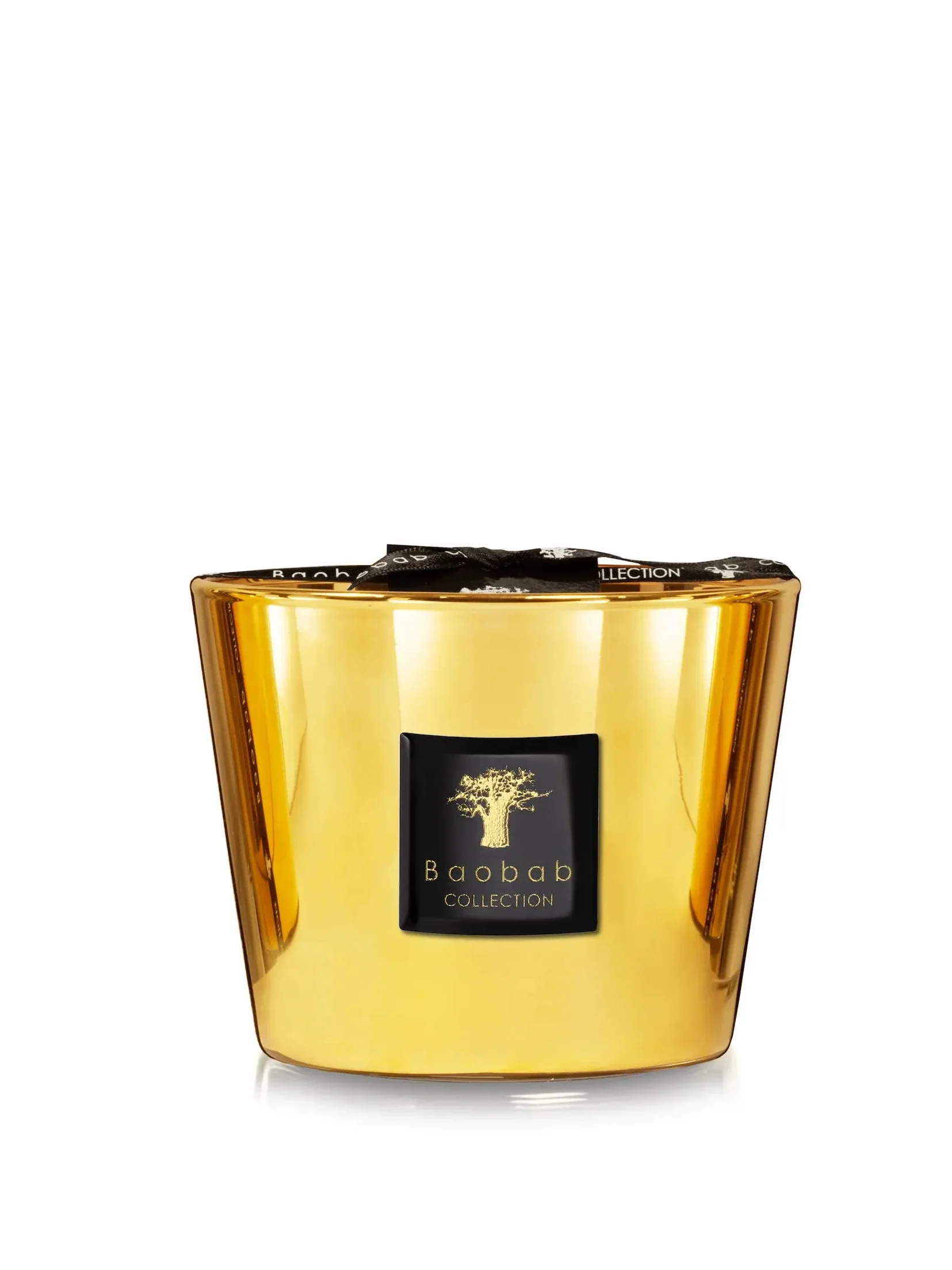 Baobab Collection Aurum Max 10 candle in yellow and rose gold glass