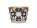 Lucky Love Max 10 Candle in midnight blue glass with 24-carat gold four-leaf clover print