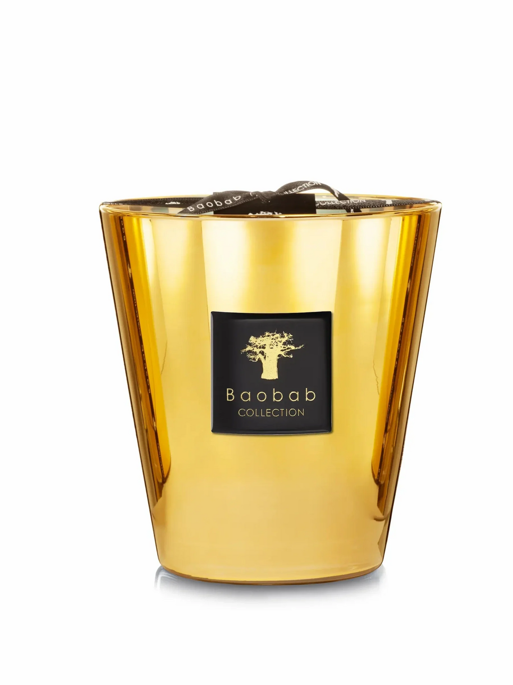Baobab Collection Aurum Max 16 candle in yellow gold and rose gold glass