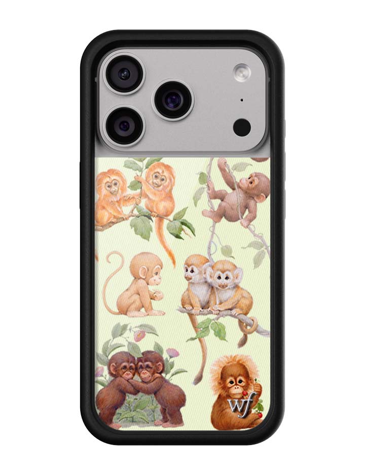 Monkey Biz iPhone Case with Jungle Monkey Print - Image 4