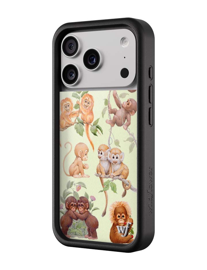 Monkey Biz iPhone Case with Jungle Monkey Print - Image 5