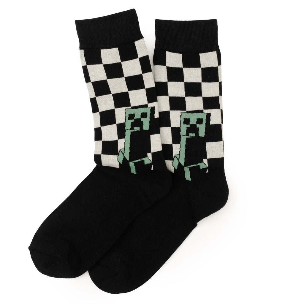 Minecraft Creeper Men's Crew Sock 3-Pair Gift Set - Image 5