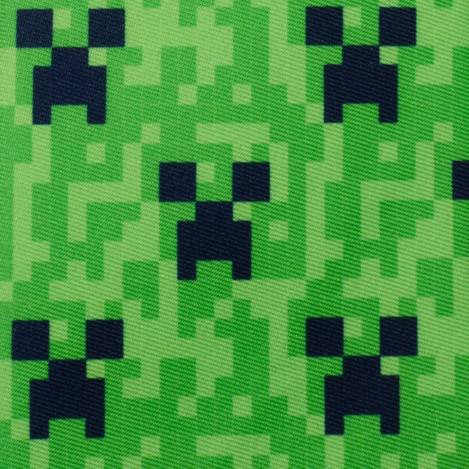 Minecraft Creeper Pixel Print Green Boys Necktie for Kids - Image 2