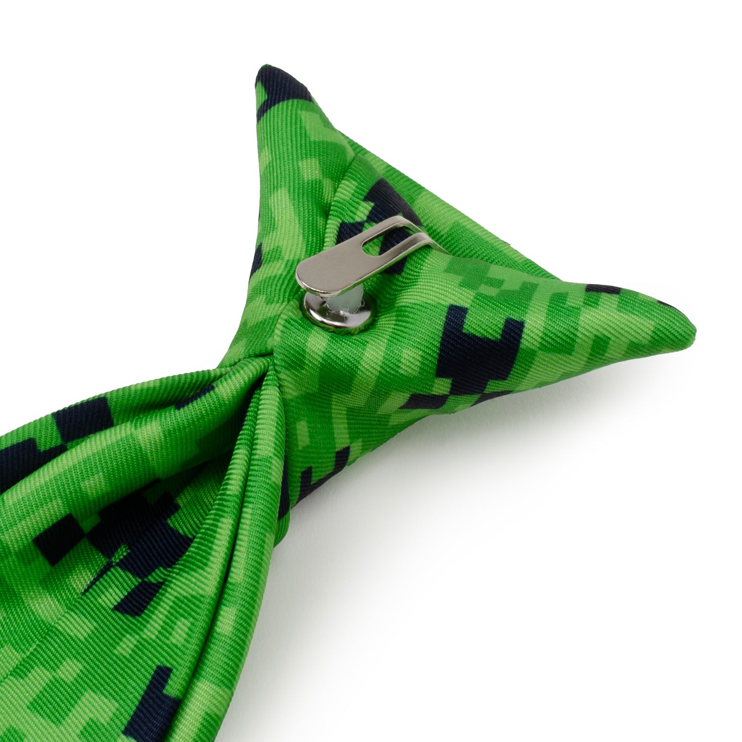 Minecraft Creeper Pixel Print Green Boys Necktie for Kids - Image 5