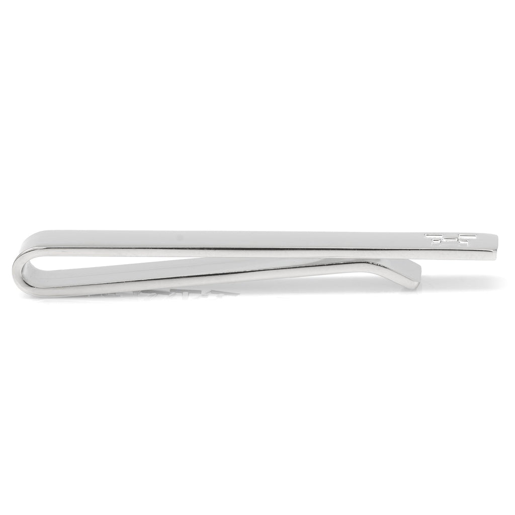 Minecraft Creeper Hidden Message Silver Tone Tie Bar - Image 4