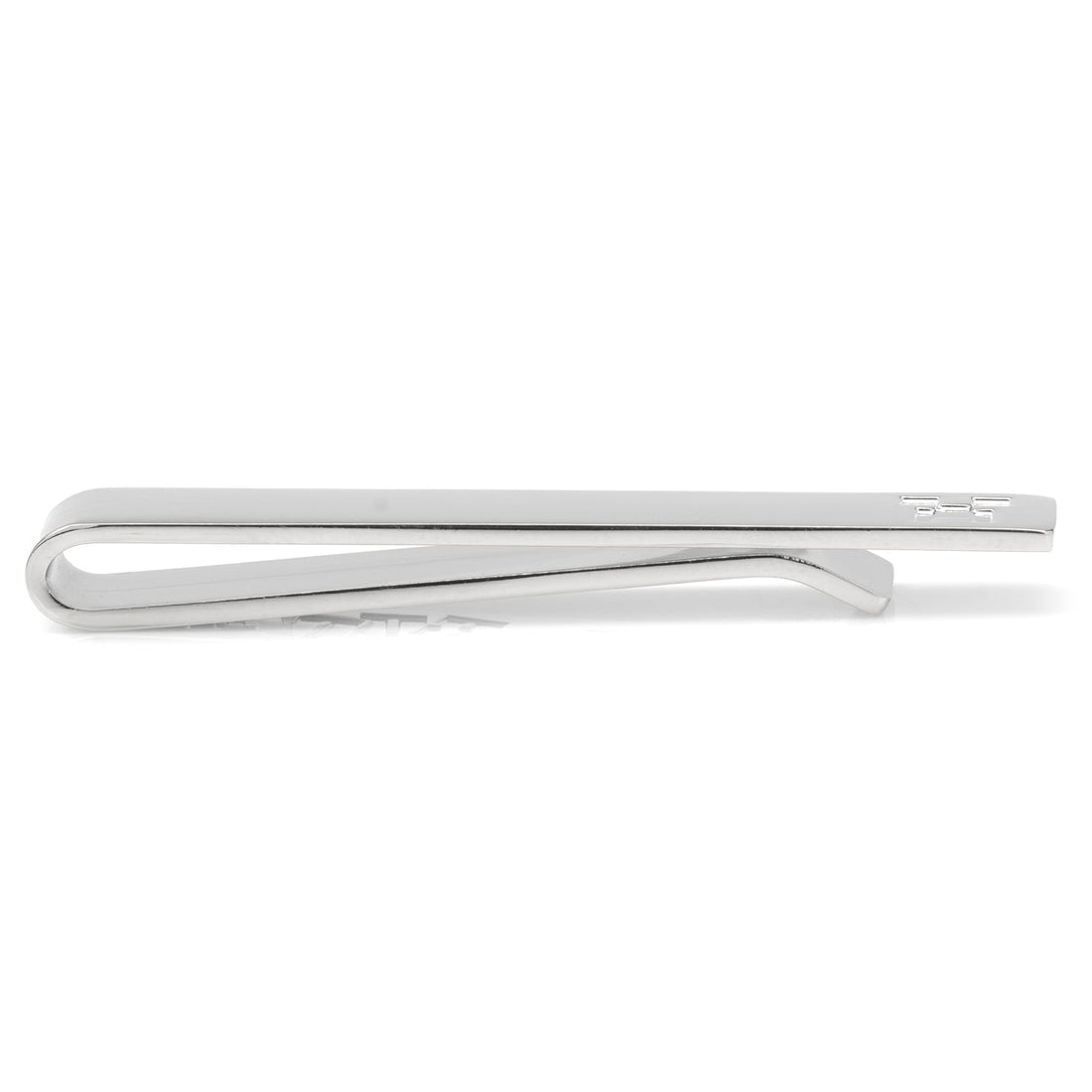 Minecraft Creeper Hidden Message Silver Tone Tie Bar - Image 4