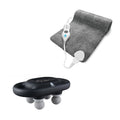 Recovery Essential: 9-Speed Massage Gun & Extra Large Microplush Heating Pad