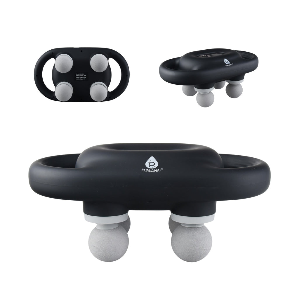 Recovery Essential: 9-Speed Massage Gun & Extra Large Microplush Heating Pad