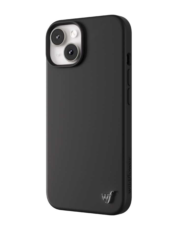 Black MagSafe Silicone iPhone Case with Protective Camera Bumper - Image 22