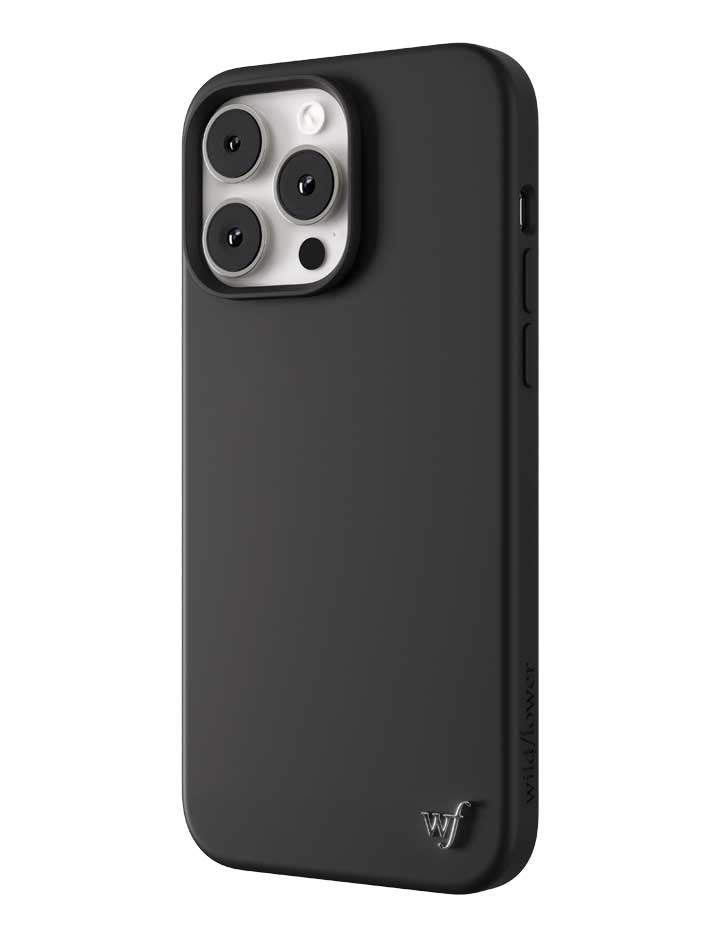 Black MagSafe Silicone iPhone Case with Protective Camera Bumper - Image 18