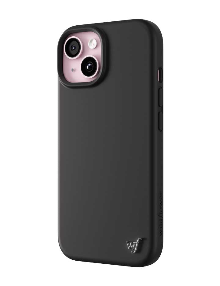 Black MagSafe Silicone iPhone Case with Protective Camera Bumper - Image 16
