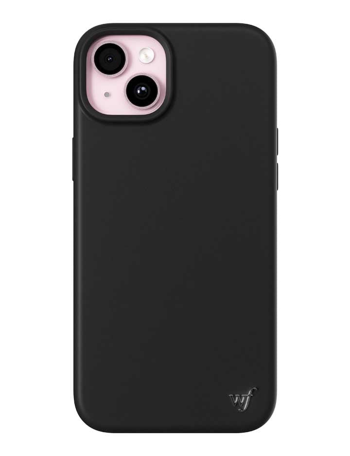 Black MagSafe Silicone iPhone Case with Protective Camera Bumper - Image 11