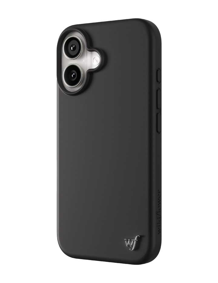 Black MagSafe Silicone iPhone Case with Protective Camera Bumper - Image 8