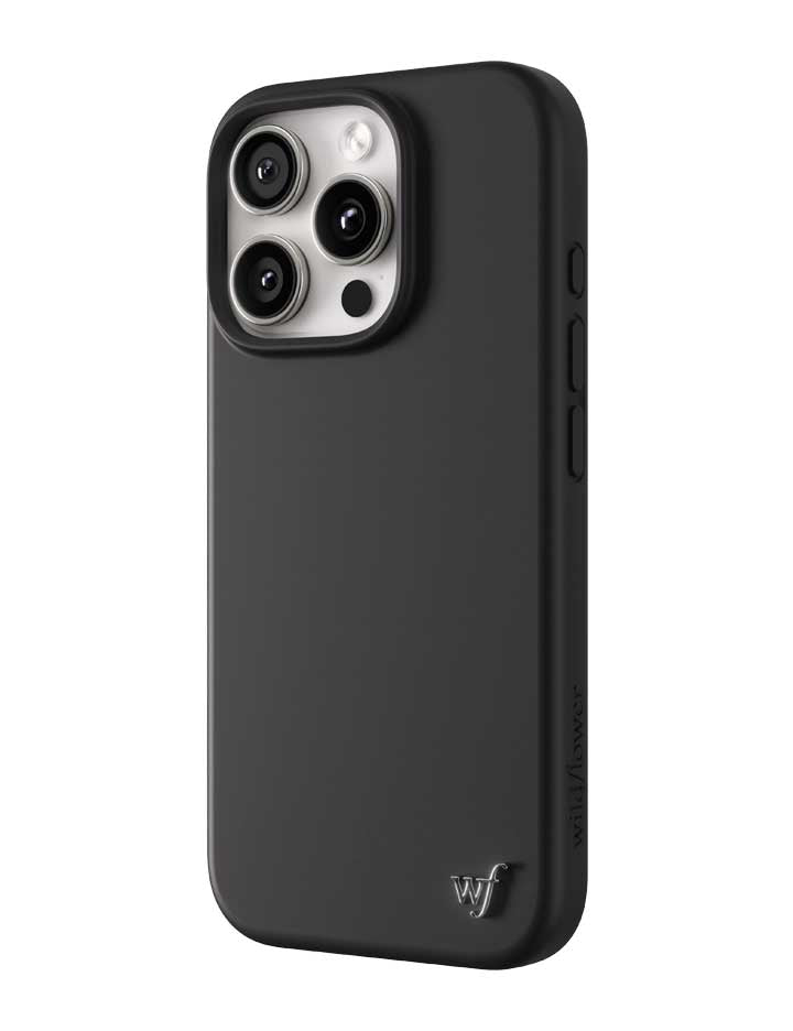 Black MagSafe Silicone iPhone Case with Protective Camera Bumper - Image 6