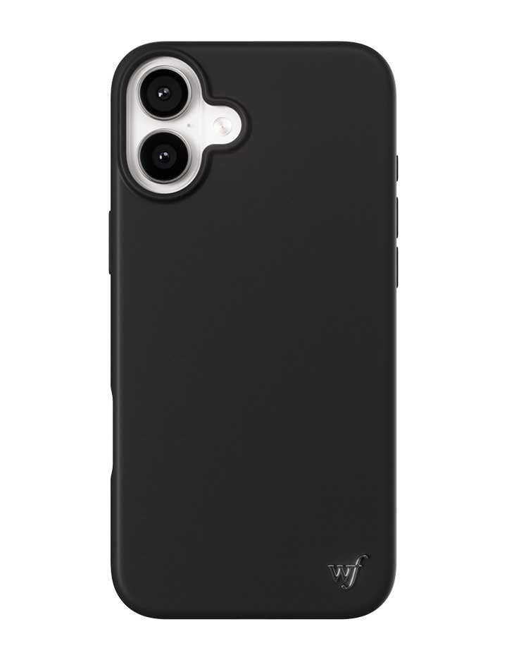Black MagSafe Silicone iPhone Case with Protective Camera Bumper - Image 3