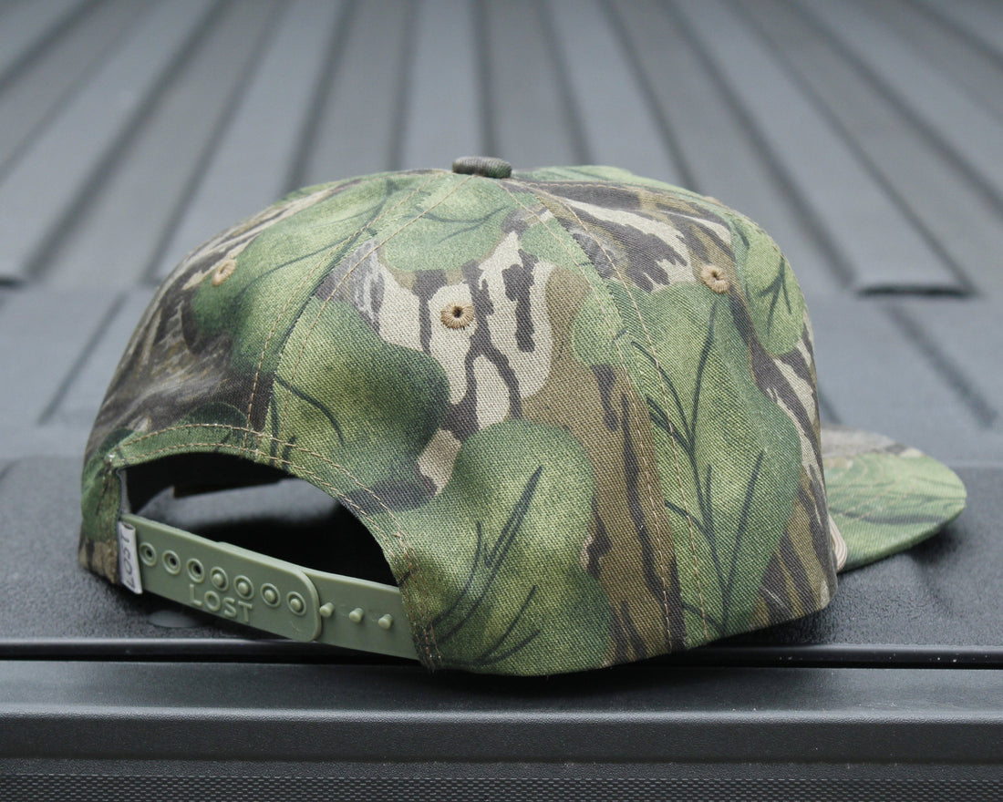 Old Rope Hat Mossy Full Foilage w/ Duck Logo