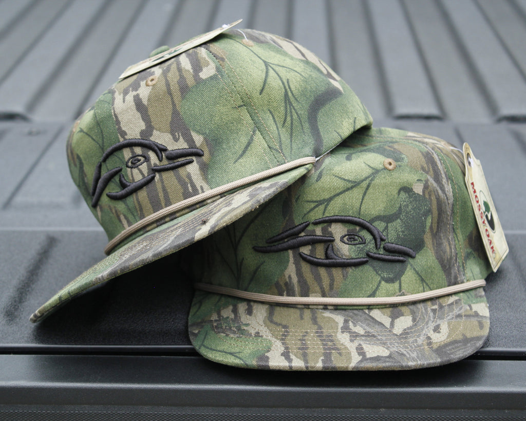 Old Rope Hat Mossy Full Foilage w/ Duck Logo