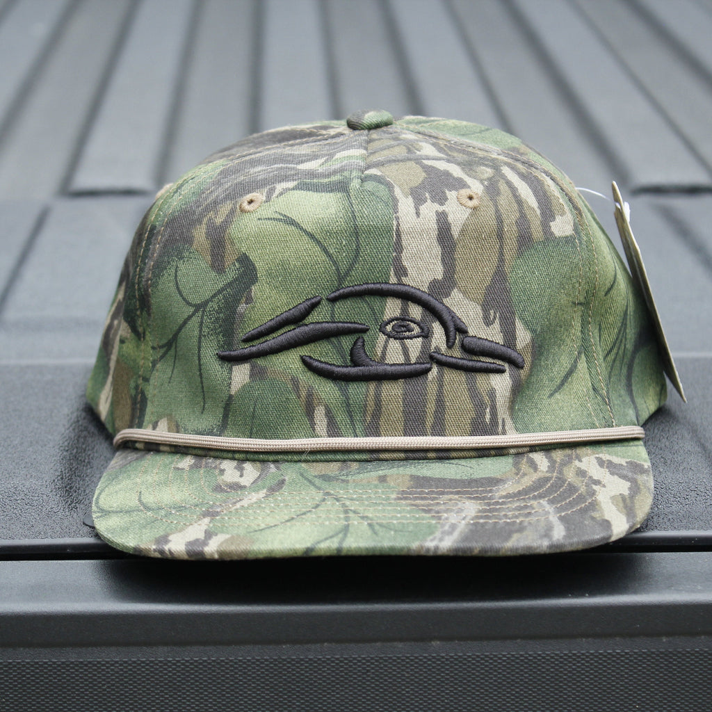 Old Rope Hat Mossy Full Foilage w/ Duck Logo